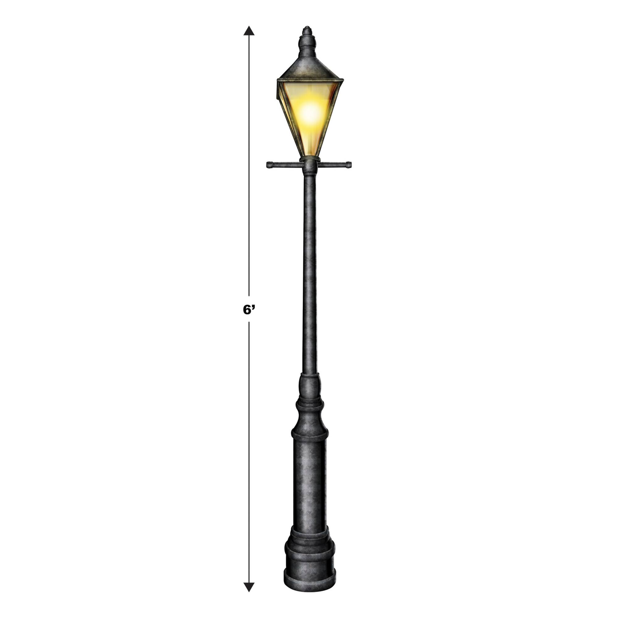 Beistle 6ft. Black Jointed Lamppost